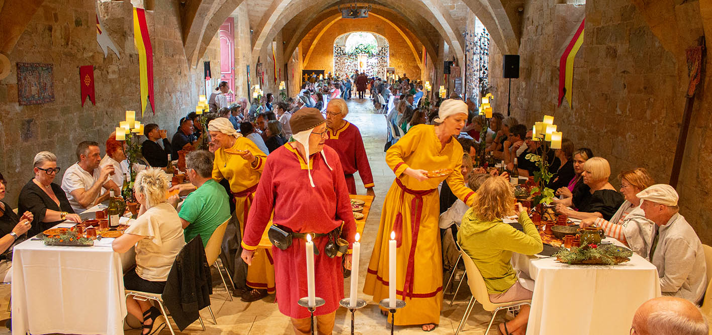 banquet médiéval de fontfroide