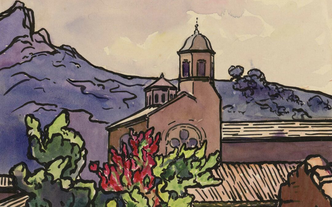 Fontfroide dans l’oeil de Gustave Fayet