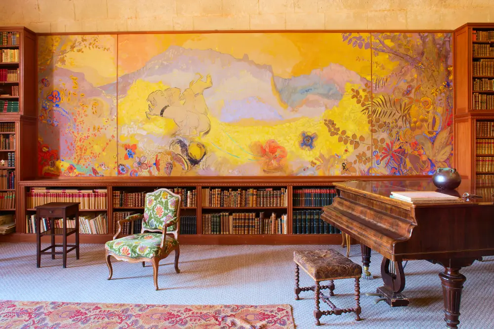 abbaye_fontfroide_bibliotheque_visiter odilon redon le jour abbaye fontfroide