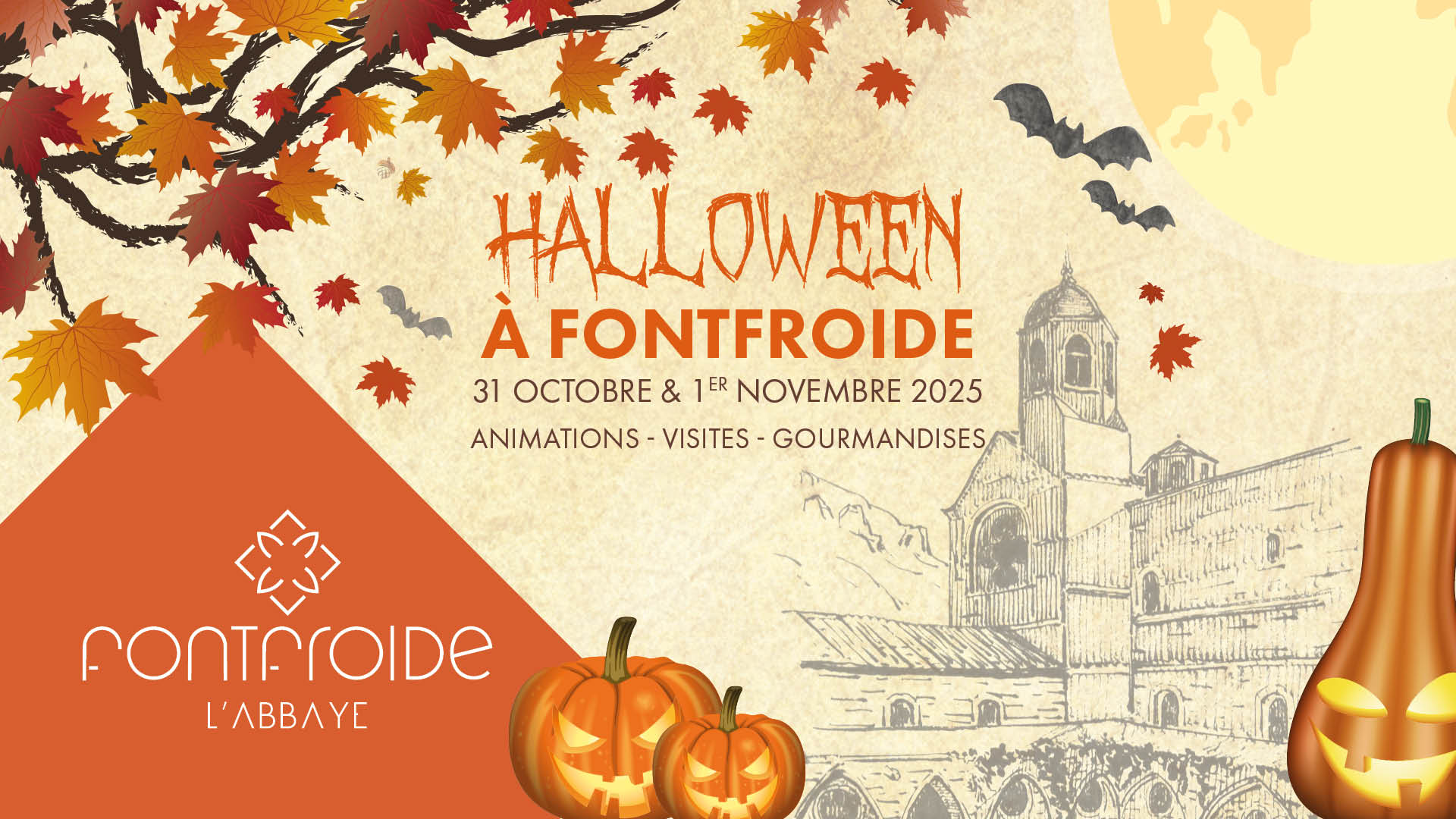 Abbaye de Fontfroide - Halloween à Fontfroide