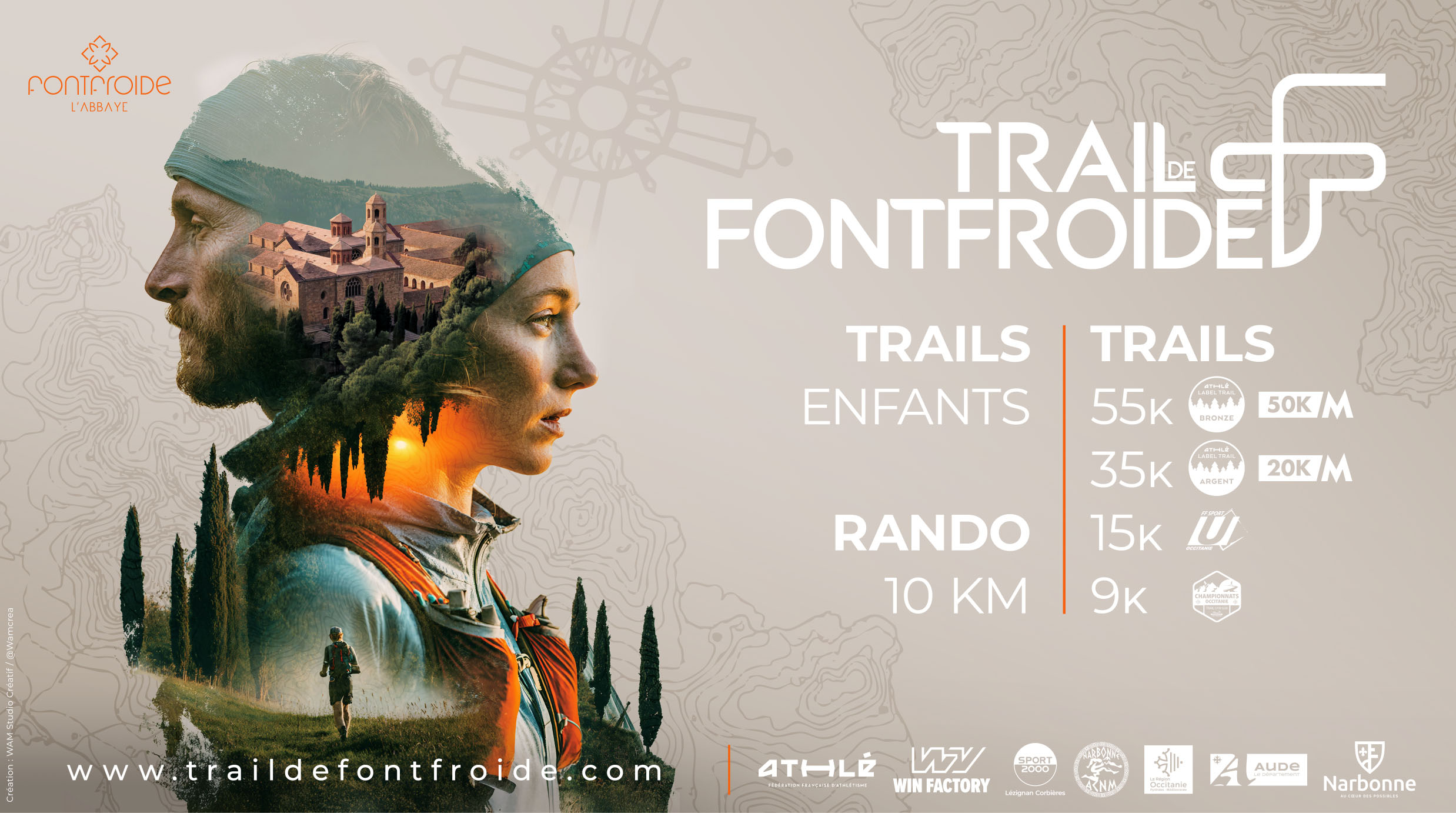 Abbaye de Fontfroide - Trail de Fontfroide