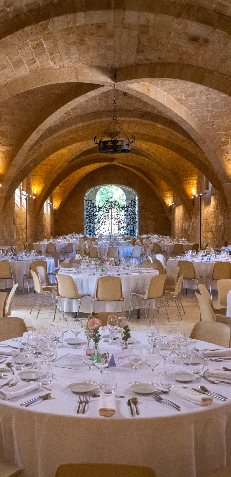 Fontfroide - Séminaire - Cuisine locale et méditerranéenne - Salle